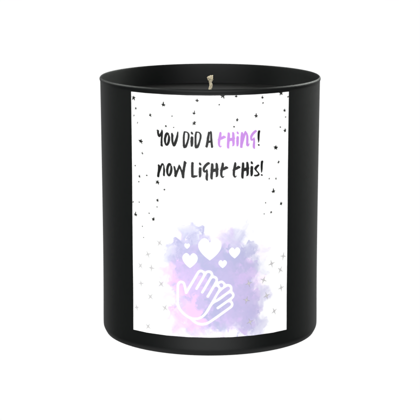 You Did A Thing 200g Black Candle ‘Dark Noir’