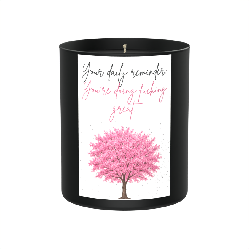 You're Doing Great 200g Black Candle ‘Dark Noir’
