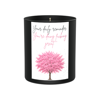 You're Doing Great 200g Black Candle ‘Dark Noir’