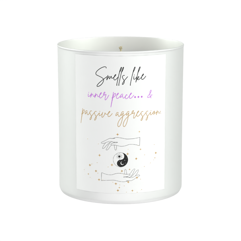 Smells Like Peace 200g White candle ‘Sandy Bay'