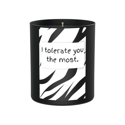 I Tolerate You The Most 200g Black Candle ‘Dark Noir’