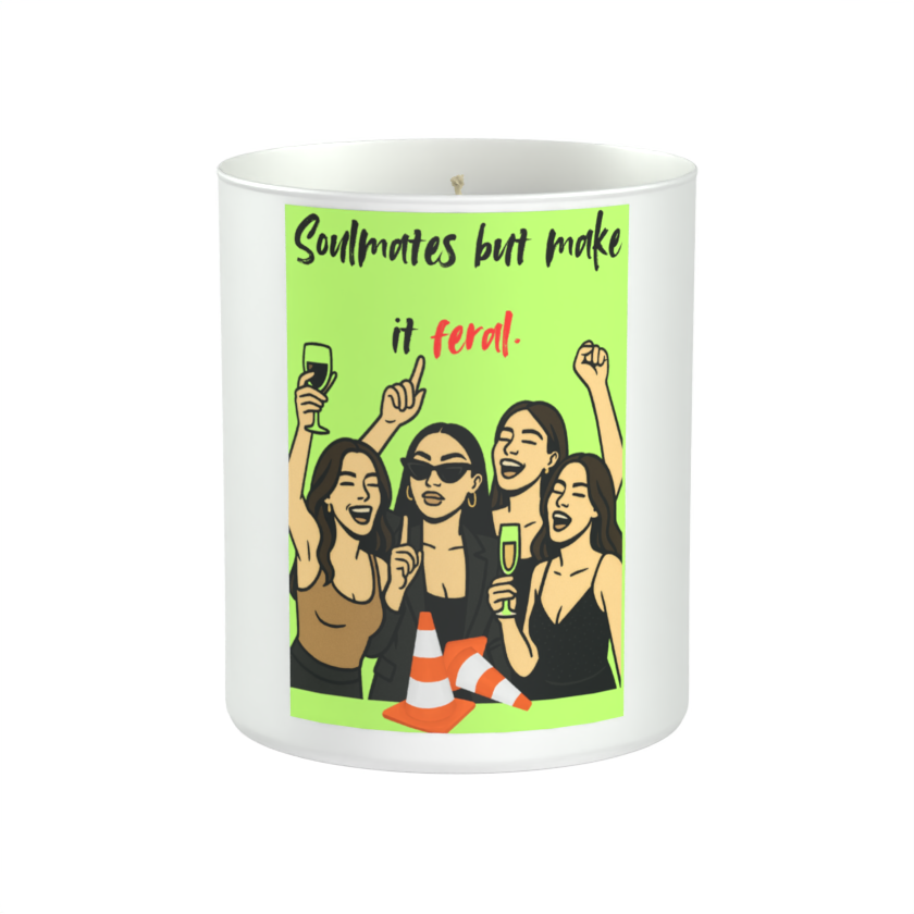 Soulmates But Make It Feral 200g White candle ‘Sandy Bay'