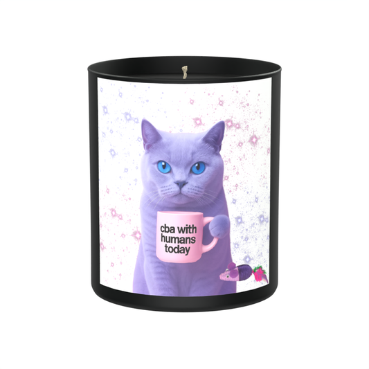 CBA With Humans Today Cat 200g Black Candle ‘Dark Noir’
