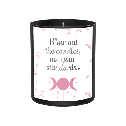 Blow Out The Candles Not Your Standards 200g Black Candle ‘Dark Noir’