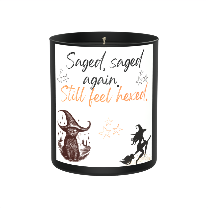 Saged, Saged again 200g Black Candle ‘Dark Noir’