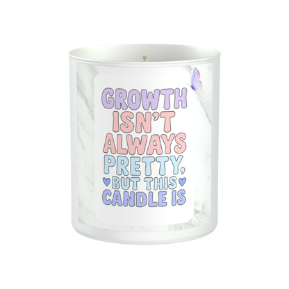 Growth Isn’t Always Pretty, But This Candle Is 200g White candle ‘Sandy Bay'