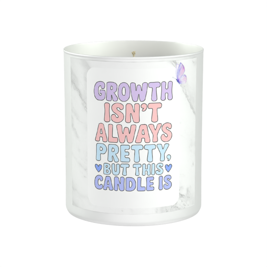 Growth Isn’t Always Pretty, But This Candle Is 200g White candle ‘Sandy Bay'
