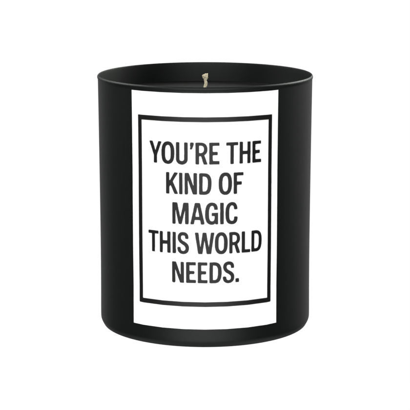 You’re the Kind of Magic This World Needs 200g Black Candle ‘Dark Noir’