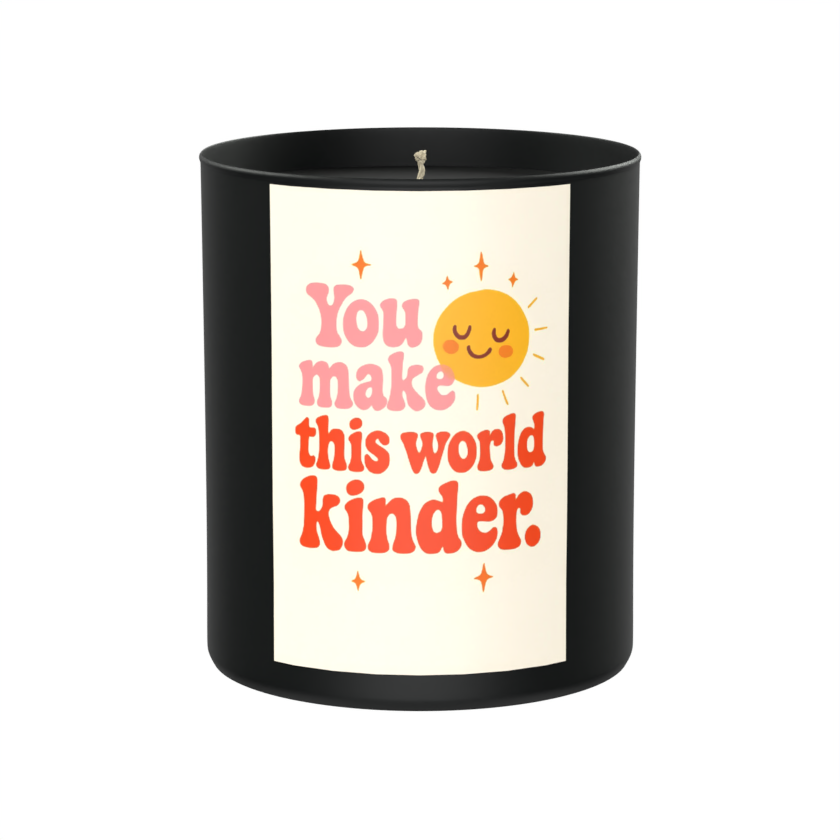 You make this world kinder 200g Black Candle ‘Dark Noir’