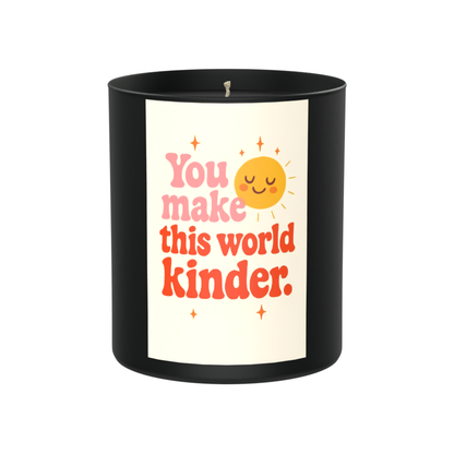 You make this world kinder 200g Black Candle ‘Dark Noir’