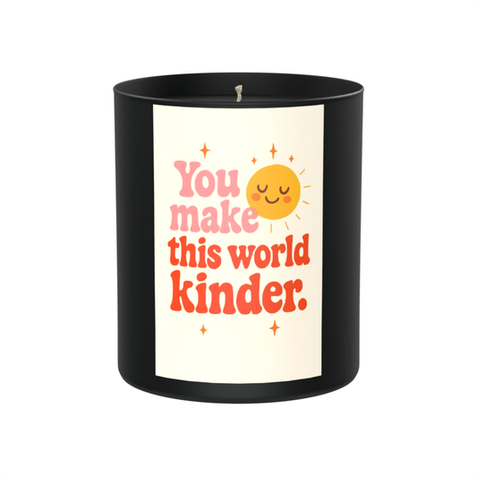 You make this world kinder 200g Black Candle ‘Dark Noir’