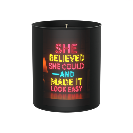 She believed she could 200g Black Candle ‘Dark Noir’