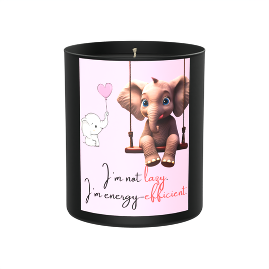 Not lazy elephant 200g Black Candle ‘Dark Noir’