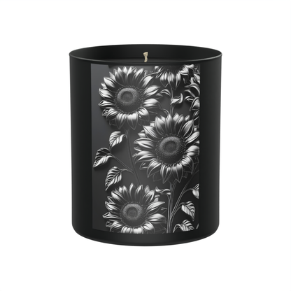 Shadowy blooms, smoky woods, and sunflower confidence with a dark twist 200g Black Candle ‘Dark Noir’