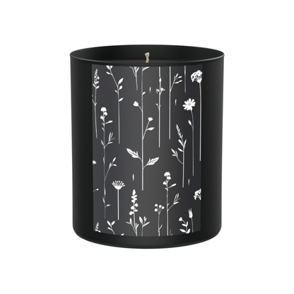 Earthy rituals, wild florals, and dark feminine energy 200g Black Candle ‘Dark Noir’