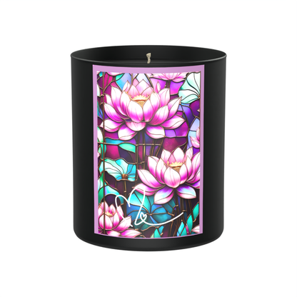 Sacred blooms, ancient woods, and quiet confidence 200g Black Candle ‘Dark Noir’