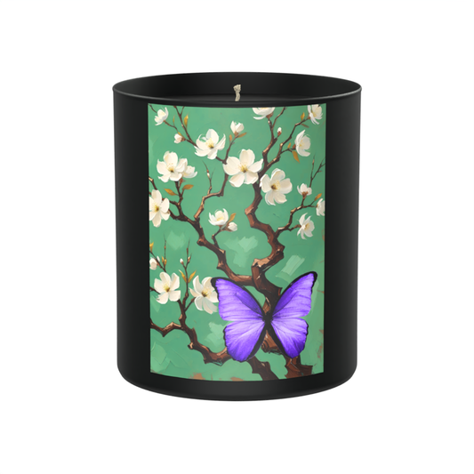 Butterfly & Blossom Candle | Botanical Candle Gift for Her