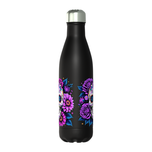 Classic 50cl Thermos Bottle – Sugar Skull Bloom Edition