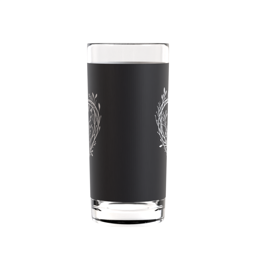 Gothic Heart Highball Glass