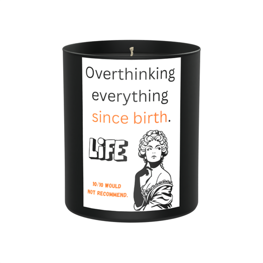 Overthinking everything since birth. 200g Black Candle ‘Dark Noir’