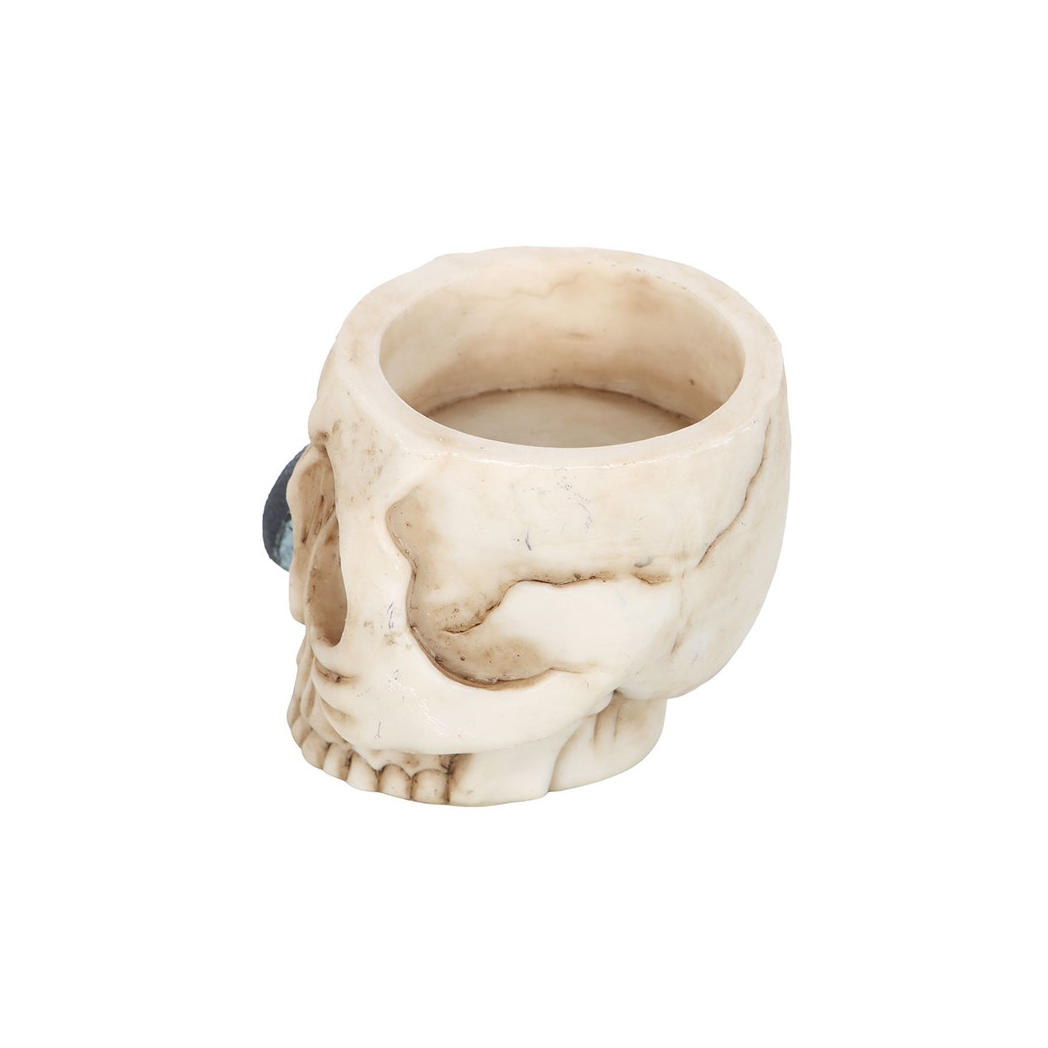 Skull & Snake Tealight Holder – Gothic Candle Holder