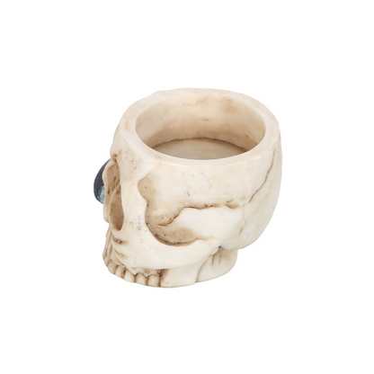 Skull & Snake Tealight Holder – Gothic Candle Holder