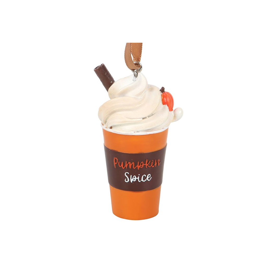 Pumpkin Spice Latte Hanging Ornament – Autumn Decoration