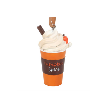 Pumpkin Spice Latte Hanging Ornament – Autumn Decoration
