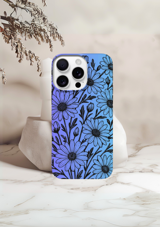 Blue Bloom Babe Tough case for i Phone