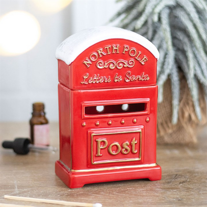 Letters to Santa Christmas Post Box Oil & Wax Melt Burner