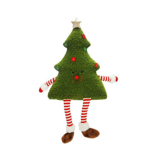Christmas Tree Shaped Cushion – 60cm Festive Pillow