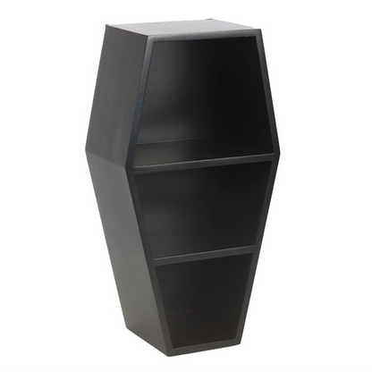 Small Black Coffin Shelf