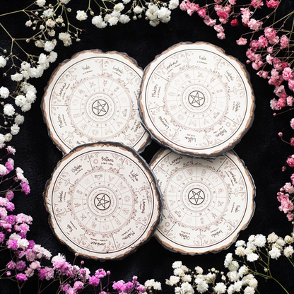 Wheel of the Year Coaster Set
