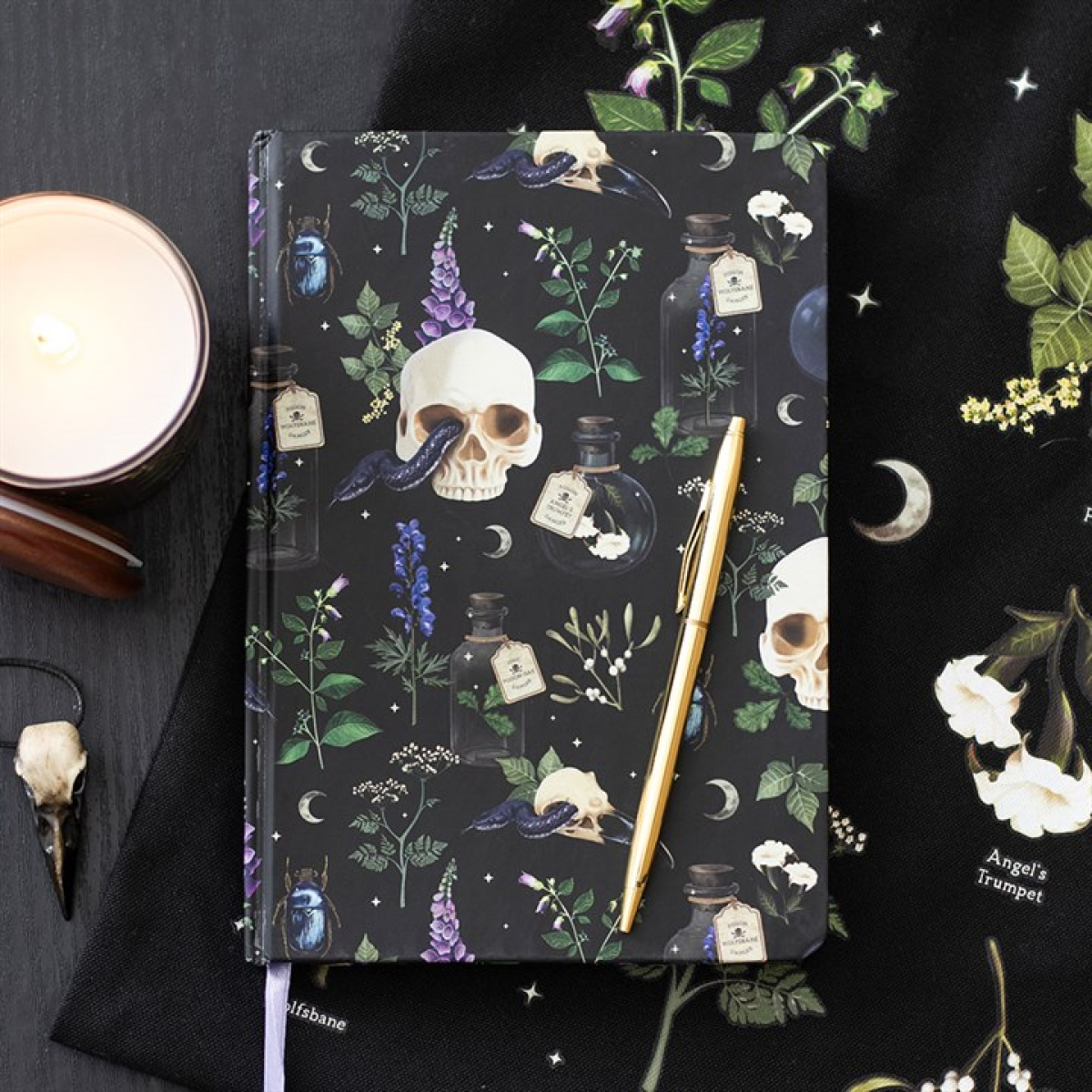 Venom & Vines Print A5 Notebook