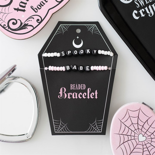 Spooky Babe Beaded Bracelet Set