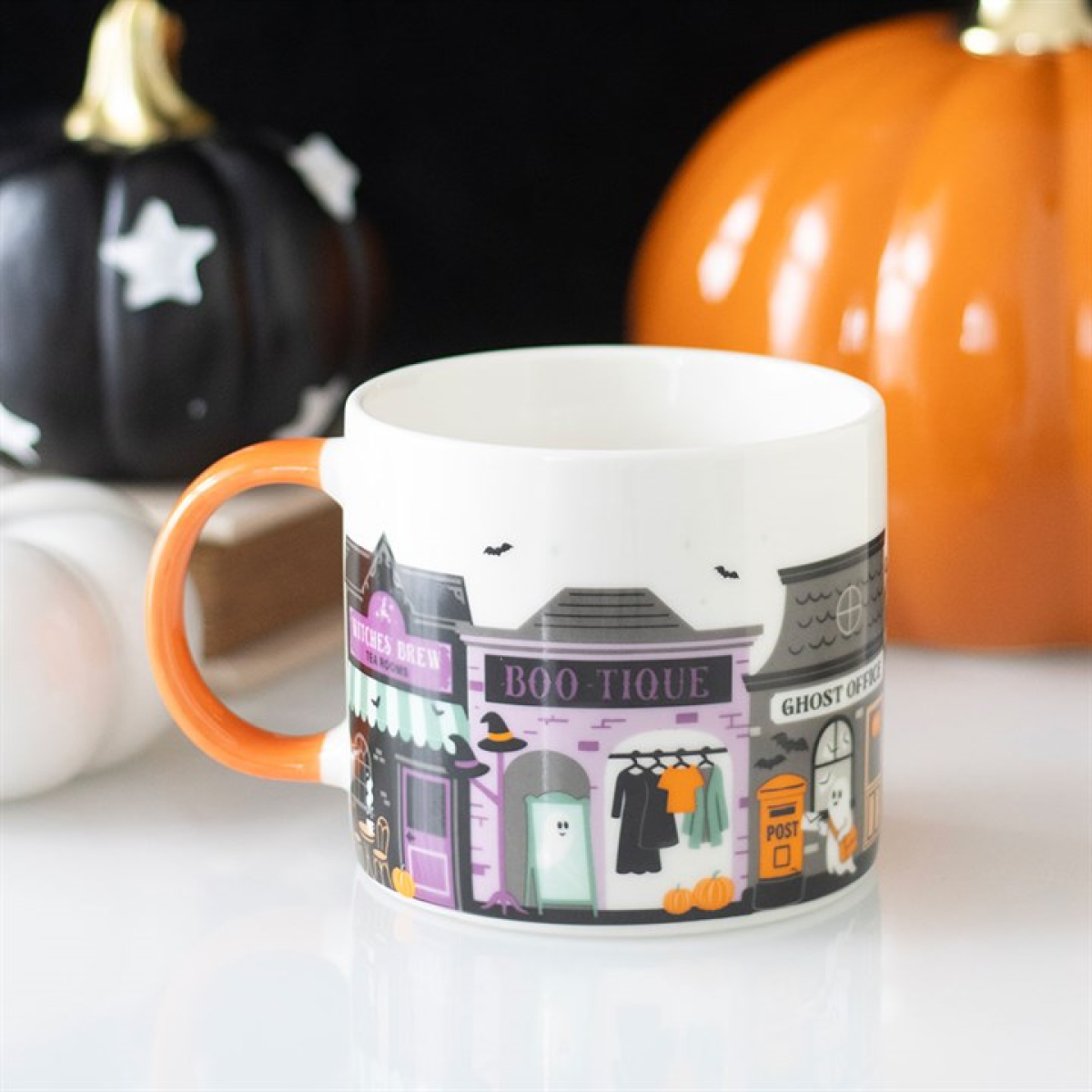 Spooky Street Halloween Mug – 350ml Ceramic Spooky Mug