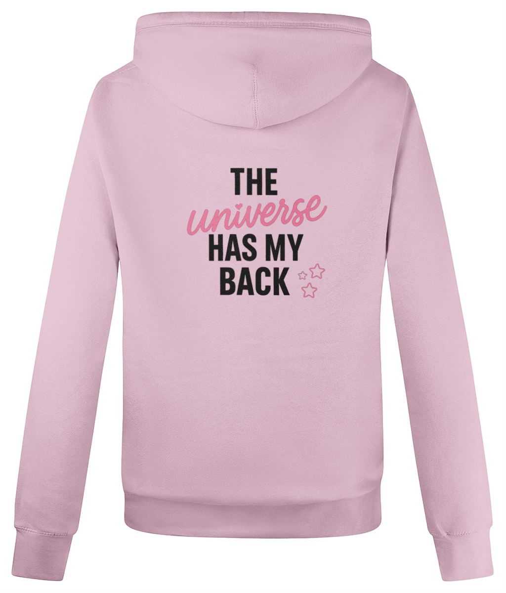 The Universe Has My Back Hoodie – Spiritual Comfort Meets Empowered Style