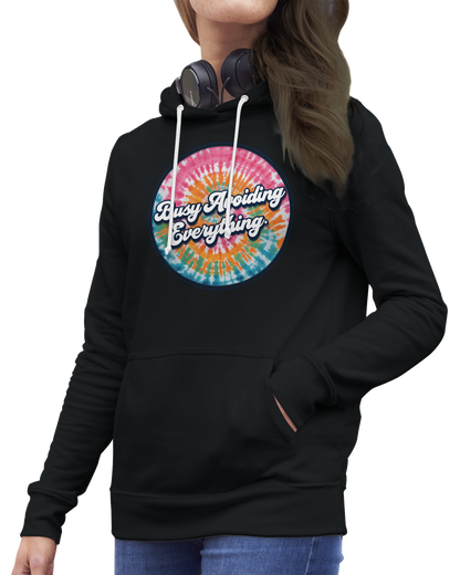 Busy Avoiding Everything Premium Womens Pullover Hoodie Black