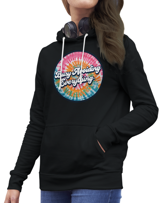 Busy Avoiding Everything Premium Womens Pullover Hoodie Black